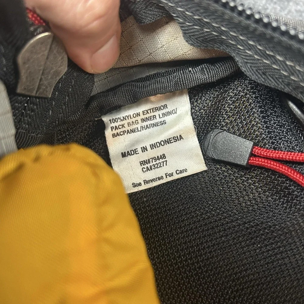 Marmot Talus Backpack Blue Hiking Pack Mens One Size Nylon Hip Belt Zip Outdoor
